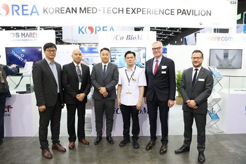 한국보건산업진흥원이 태국 의료기기 전시회(Medical Fair Thailand 2023)에서 상담 142건과 약 1315만달러의 계약추진(58건)을 달성했다.